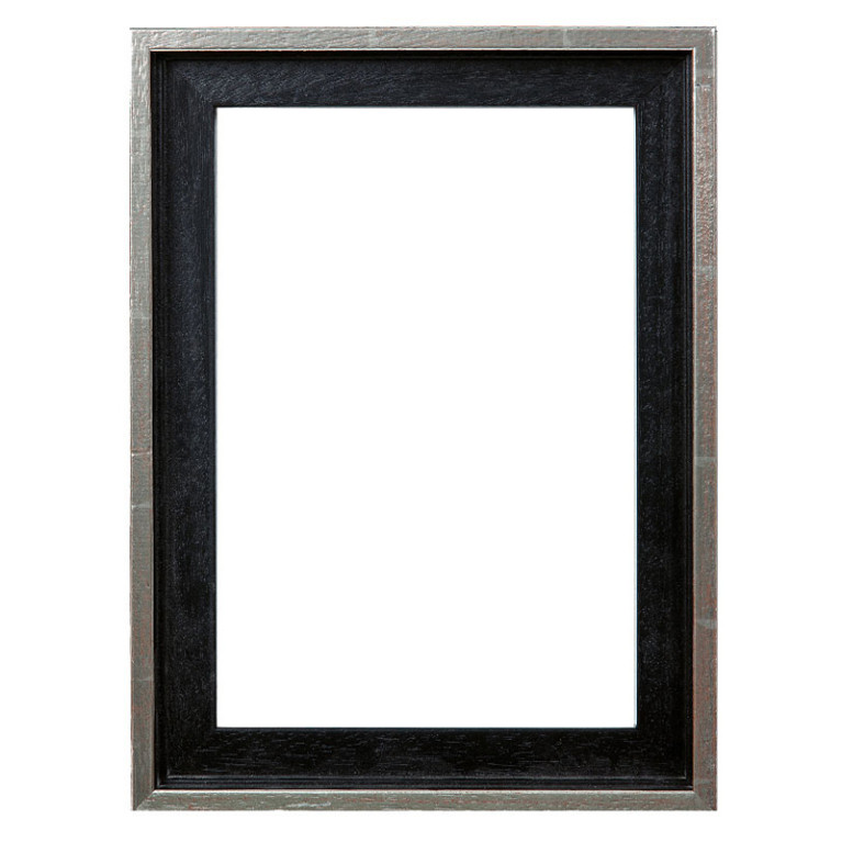 Baklijst Zwart/Zilver 30x30 cm - Vooraanzicht