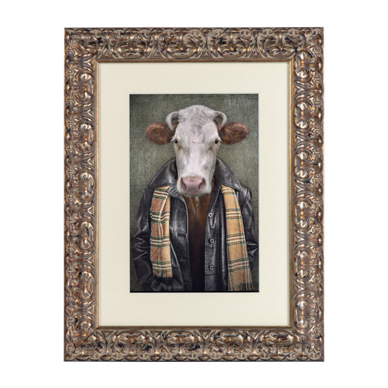 Fotolijst Germain Zilver 60x60 cm - Art Print en Passe Partout