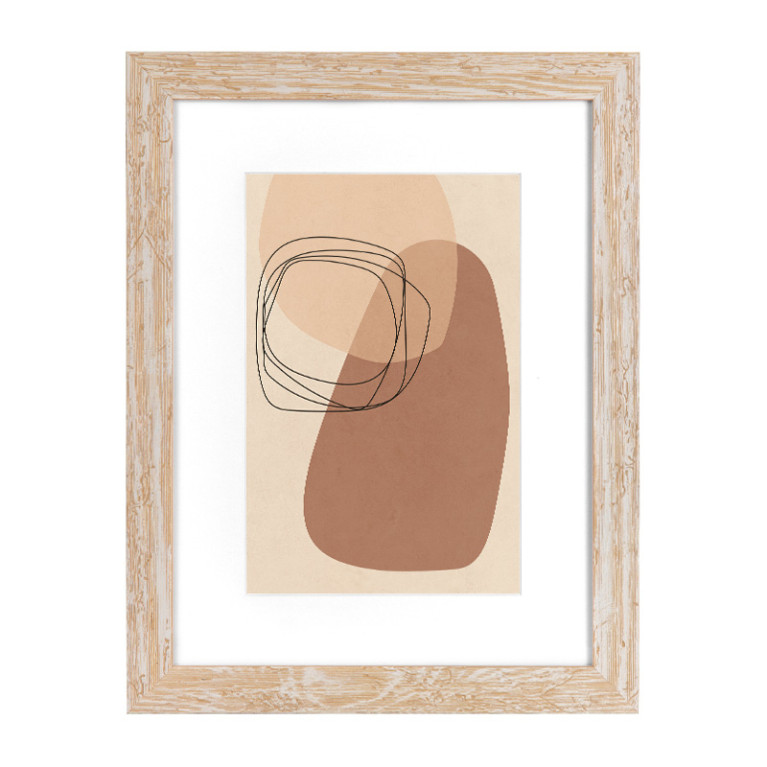 Fotolijst Capella Crème 40x40 cm - Art Print en Passe Partout