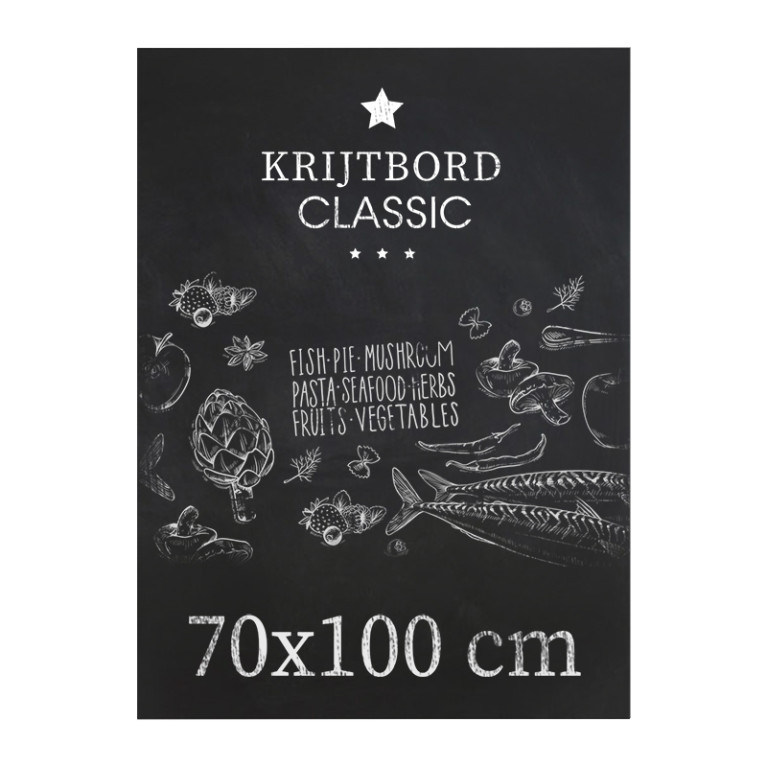 Krijtbord Classic 70x100 cm Verticaal en Horizontaal