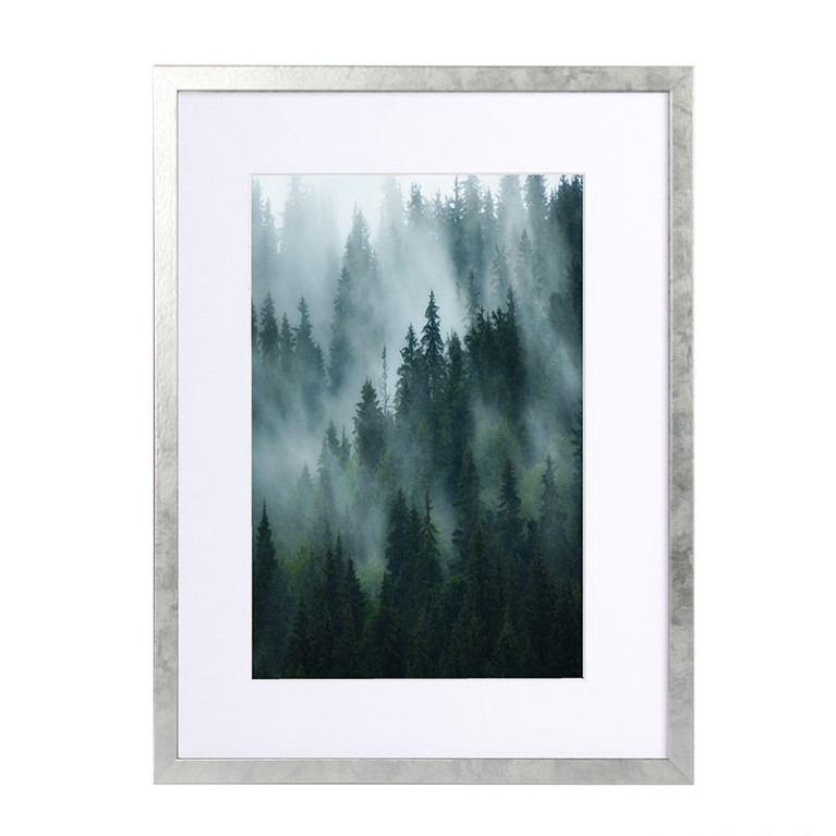 Wissellijst Hout Zilver 18x24 cm