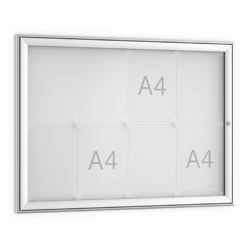 Informatiekast Buiten Draaideur 8x A4 Basic