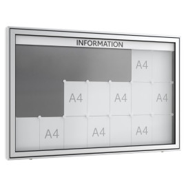 Informatiekast Buiten Draaideur 21x A4 Premium