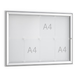 Informatiekast Buiten Draaideur 8x A4 Basic