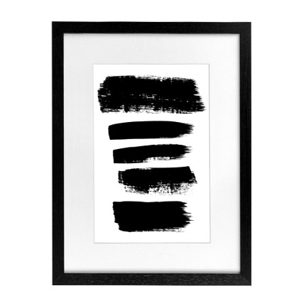 Wissellijst Hout Zwart Breed 62x93 cm - Art en Passe Partout