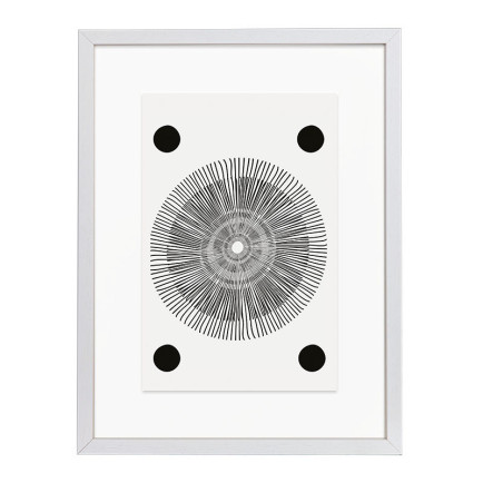 Wissellijst Hout Wit 28x35 cm - Art Print en Passe Partout