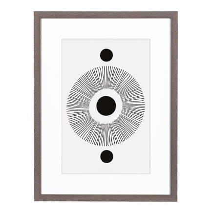 Wissellijst Vergrijsd 20x25 cm - Art Print en Passe Partout