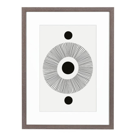 Wissellijst Vergrijsd 50x50 cm - Art Print en Passe Partout