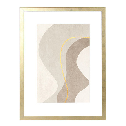 Wissellijst Hout Goud 40x40 cm