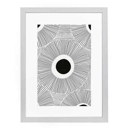 Wissellijst Hout Wit Breed 20x28 cm - Art Print en Passe Partout