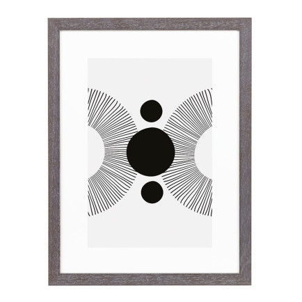 Wissellijst Vergrijsd Breed 20x20 cm - Art Print en Passe Partout